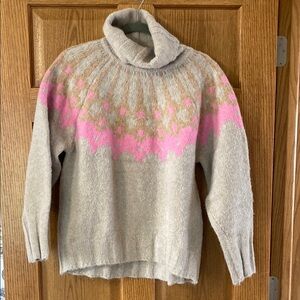 Bluivy fair isle turtleneck sweater